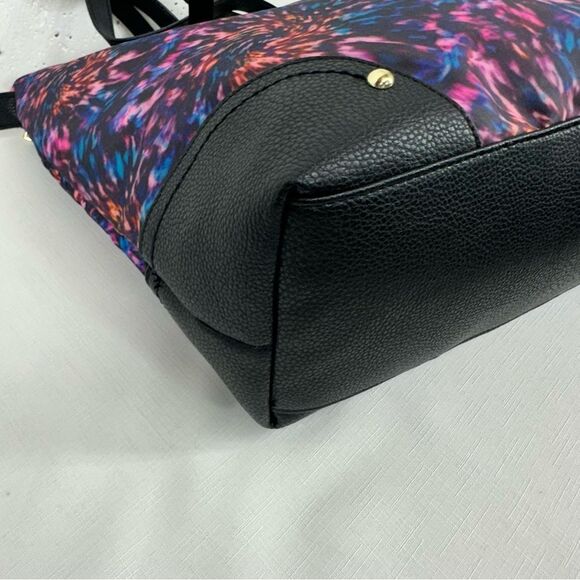 Juicy Couture Pink Purple Turquoise Tote Bag with Gold Hardware - Picture 9 of 14